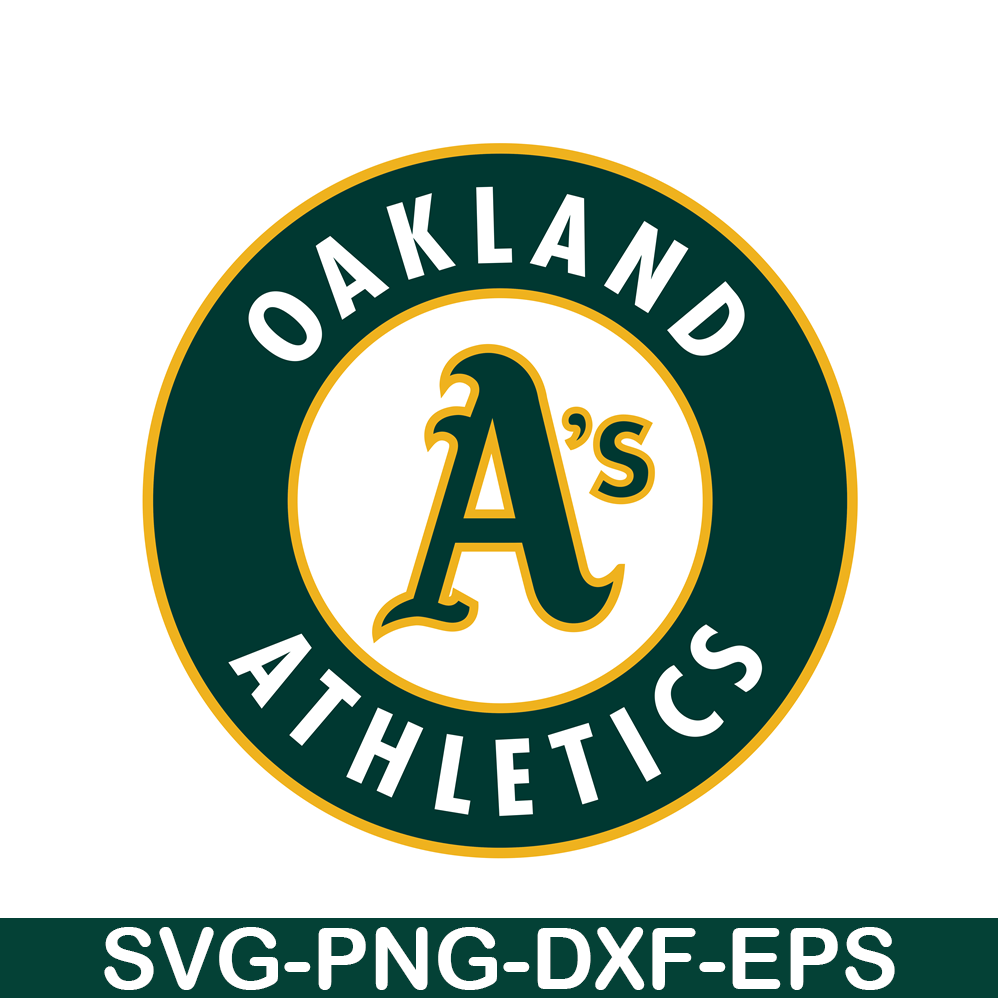 MLB204122340-Oakland Athletics SVG, Major League Baseball SVG, Baseball SVG MLB204122340.png