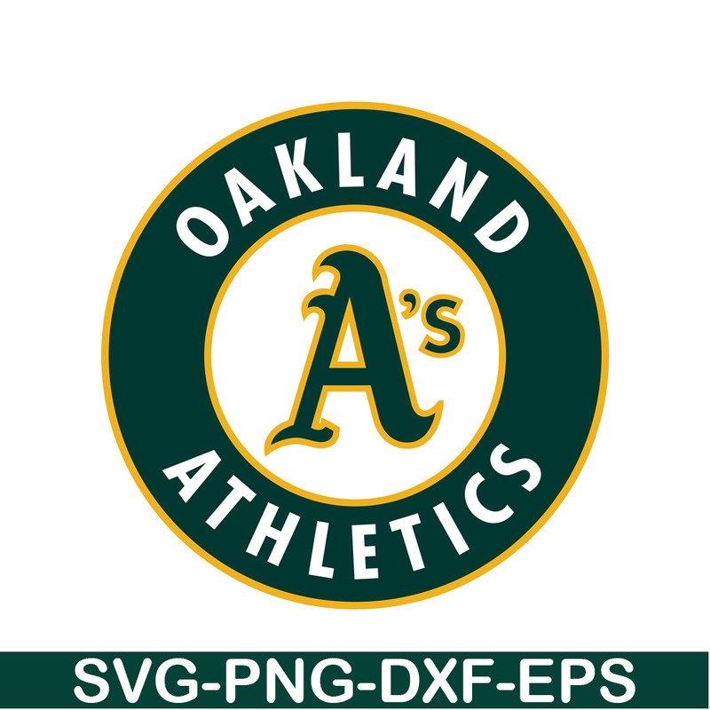 MLB204122340-Oakland Athletics SVG, Major League Baseball SVG, Baseball SVG MLB204122340.png