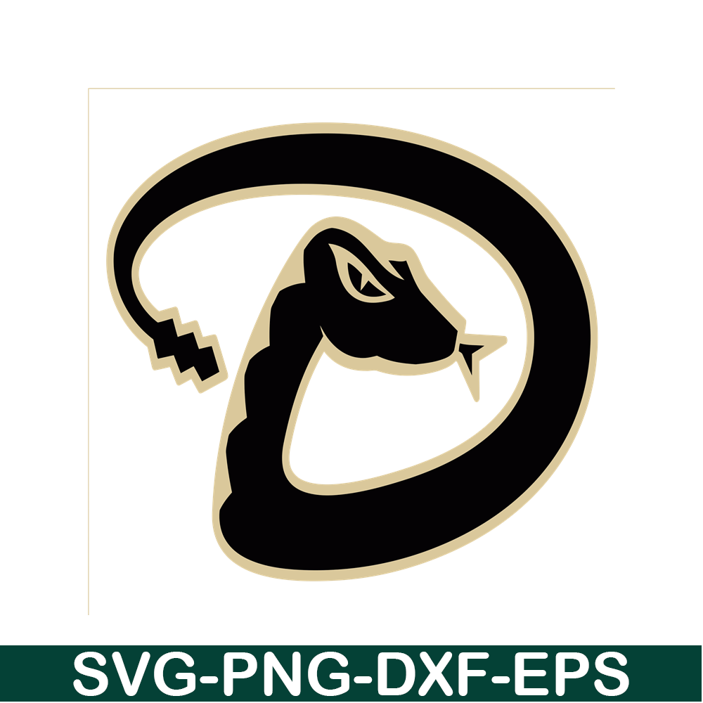 MLB30112307-Arizona D-Backs Snake SVG PNG DXF EPS AI, Major League Baseball SVG, MLB Lovers SVG MLB30112307.png