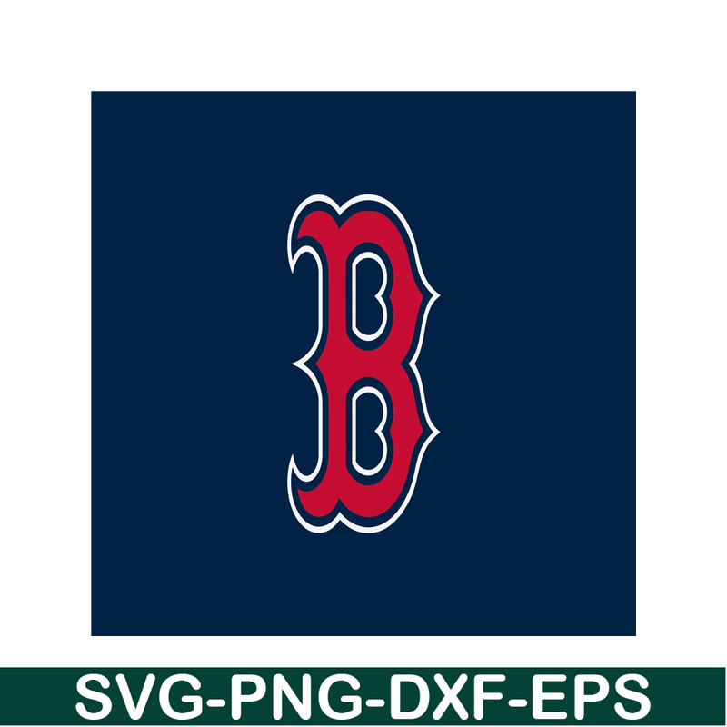 MLB30112347-Boston Red Sox The B Flag SVG PNG DXF EPS AI, Major League Baseball SVG, MLB Lovers SVG MLB30112347.png