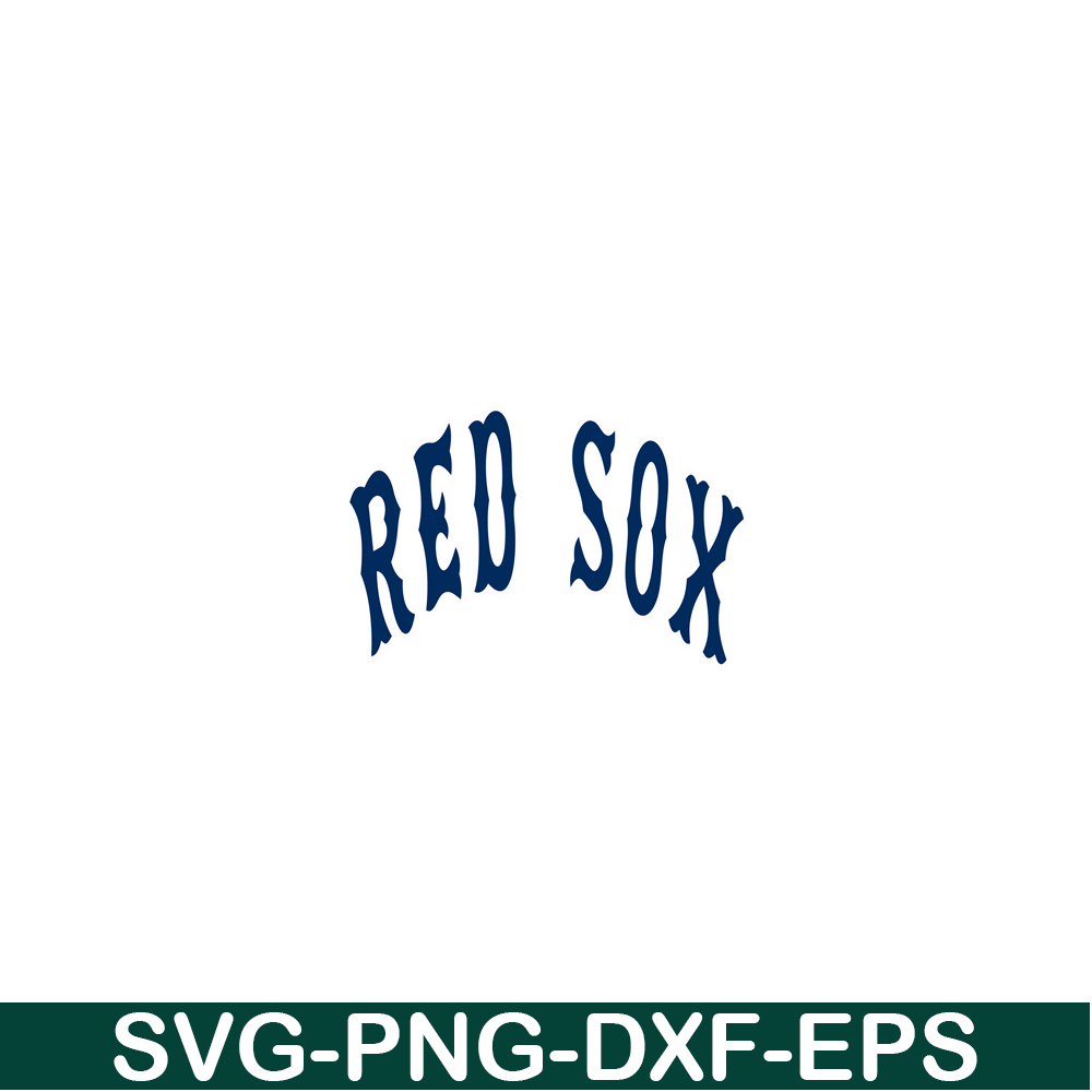 MLB30112350-Red Sox Text SVG PNG DXF EPS AI, Major League Baseball SVG, MLB Lovers SVG MLB30112350.png