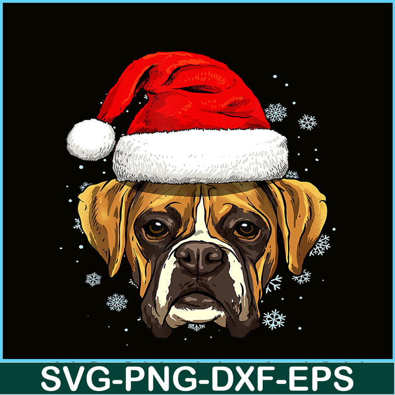 PNG141023108-Boxer Santa Hat Christmas Boys Girls Xmas Gift T-Shirt Png.png