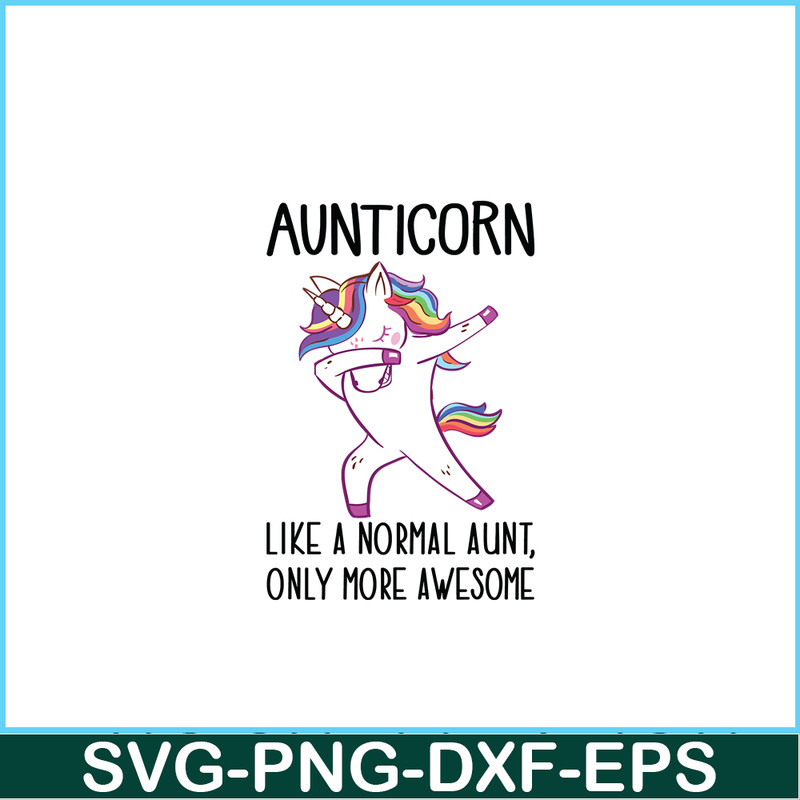 PNG14102344-Aunticorn Dabbing Unicorn Aunt Design for Auntie Slim Fit T-Shirt Png.png