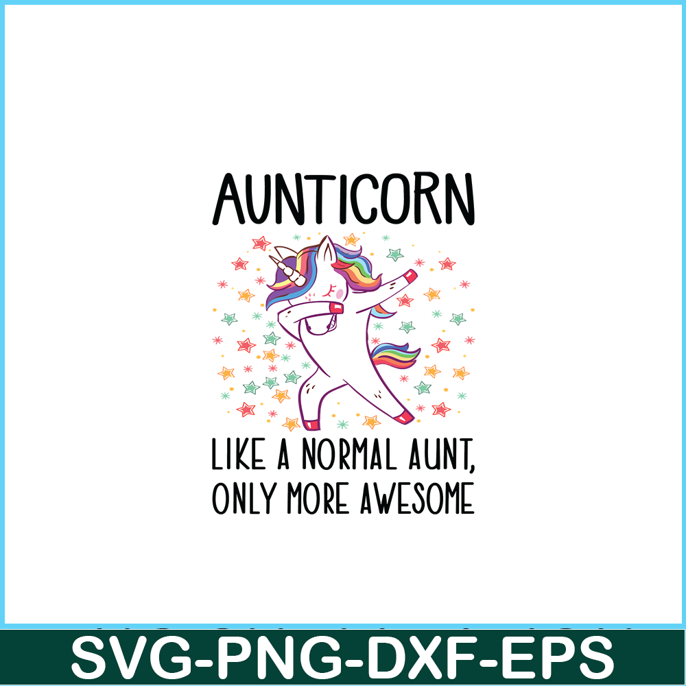 PNG14102346-Aunticorn Like An Aunt Only Awesome Dabbing Unicorn Premium Scoop T-Shirt Png.png