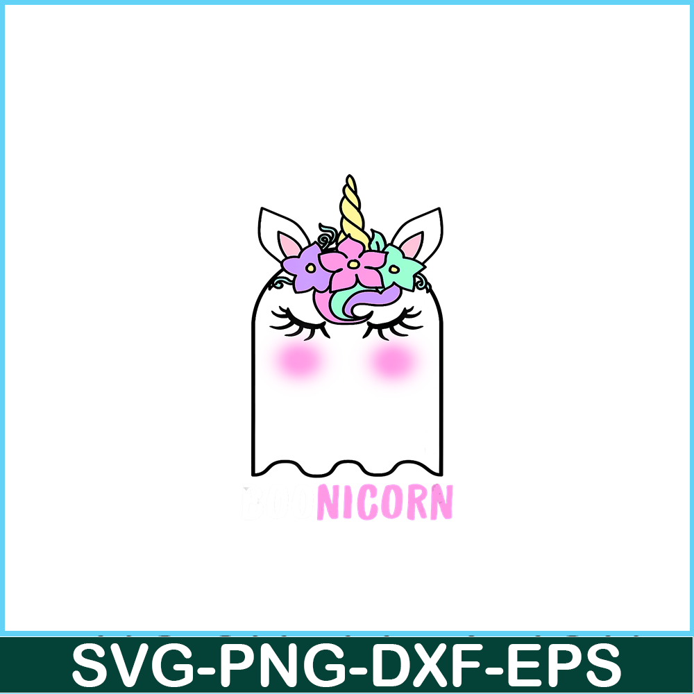 PNG14102347-Boonicorn Unicorn Ghost, Unicorn Halloween Shirt for Girls T-Shirt Png.png