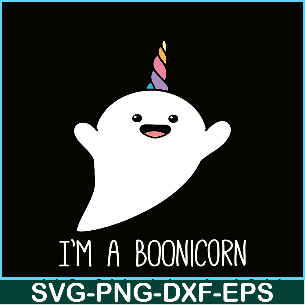 PNG14102362-I'm a Boonicorn, Cute Halloween Shirt, Unicorn Ghost T Shirt T-Shirt Png.png