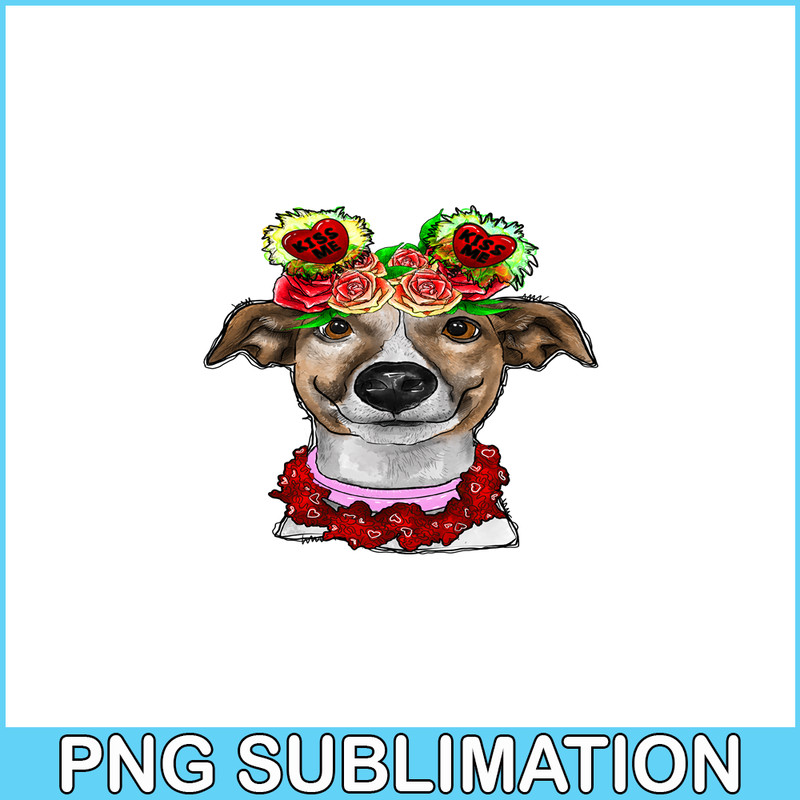 VLT19102335-Cute Dog Valentine Day PNG, Hearts Valentine PNG, Valentine Holidays PNG.png