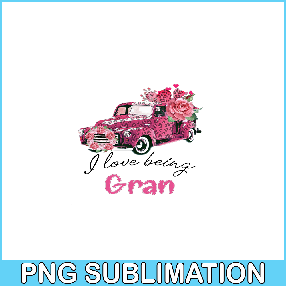 VLT19102348-I Love Being Grand PNG, Pink Valentine PNG, Valentine Holidays PNG.png