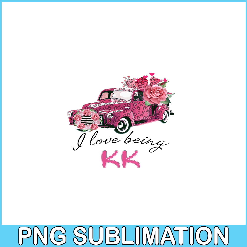 VLT19102350-I Love Being KK PNG, Pink Valentine PNG, Valentine Holidays PNG.png