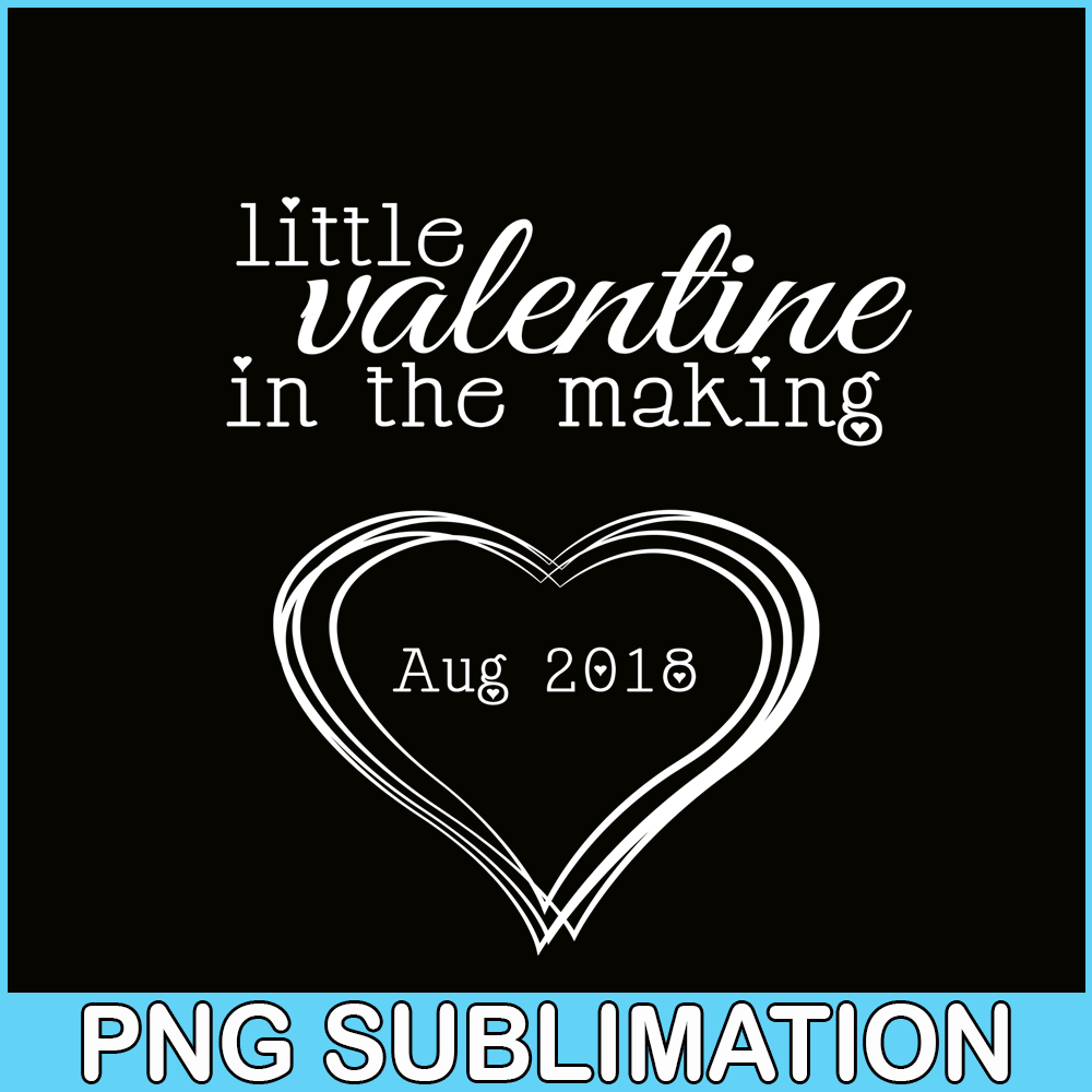 VLT21102312-Little Valentine In The Making PNG, Sweet Valentine PNG, Valentine Holidays PNG.png