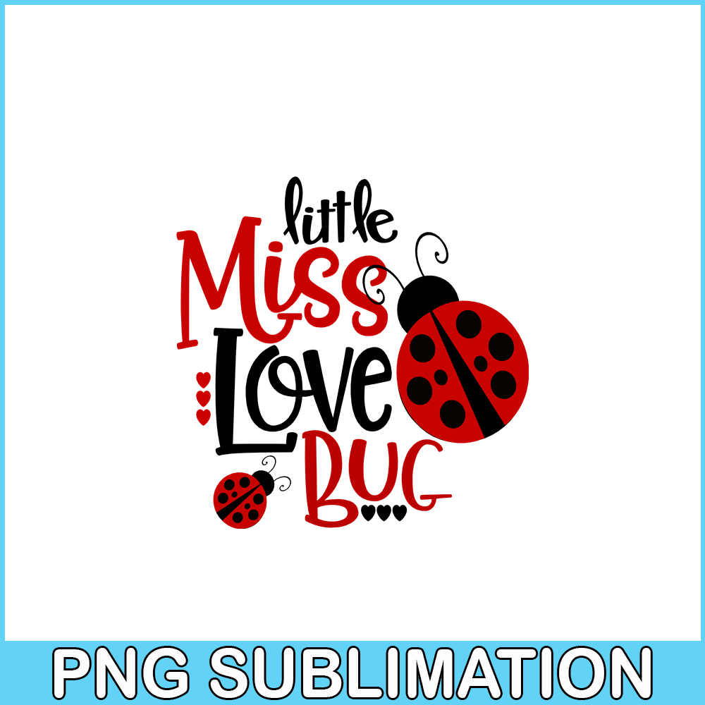 VLT21102315-Little Miss Love Bug PNG, Cute Valentine PNG, Valentine Holidays PNG.png