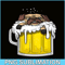 BEER28102360-Pug Dog Beer Drinking Party PNG Beer And Pug Dog PNG Drunk Dog PNG.png