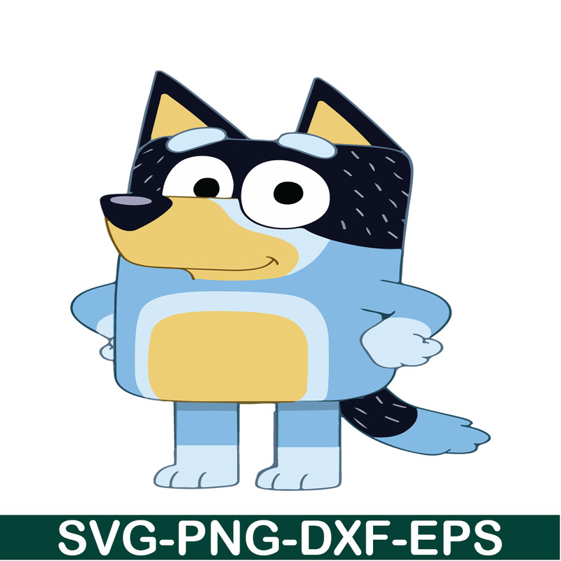 BL22112327-Bluey Bandit SVG PDF PNG Bluey Character SVG Bluey Cartoon SVG.png