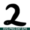 DS104122392-The Second Number SVG, Dr Seuss SVG, Cat in the Hat SVG DS104122392.png