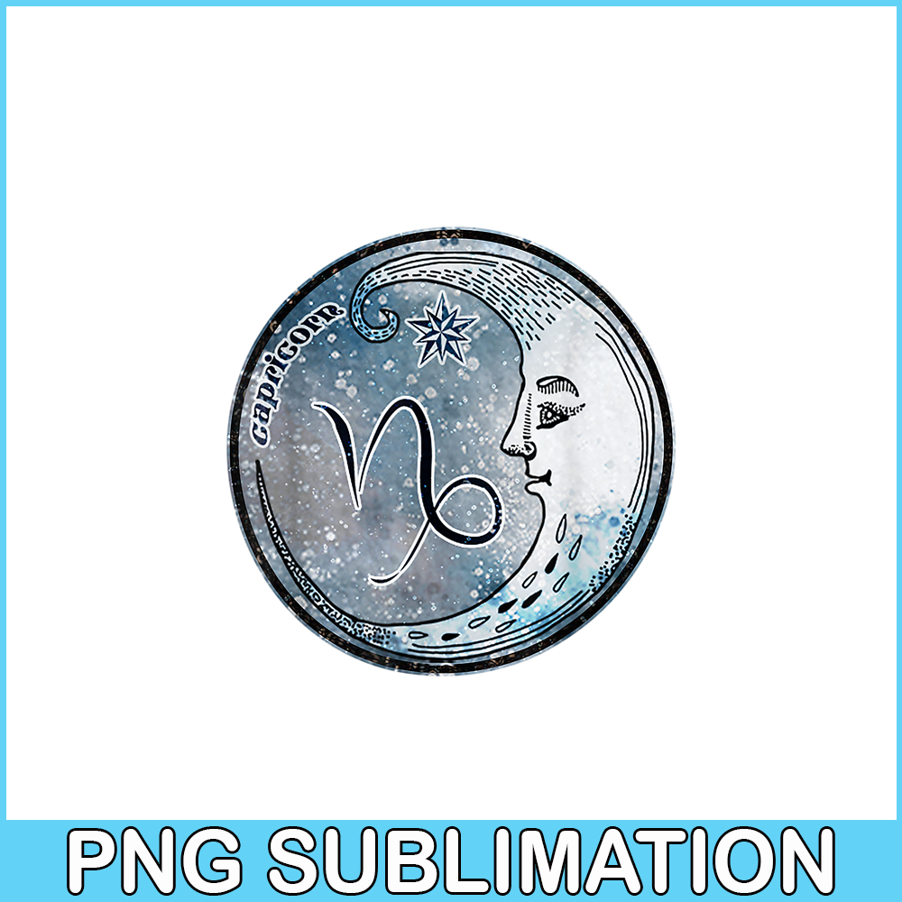 CPB28102323-Capricorn Moon PNG Sign Astrology PNG Zodiac Symbol PNG.png