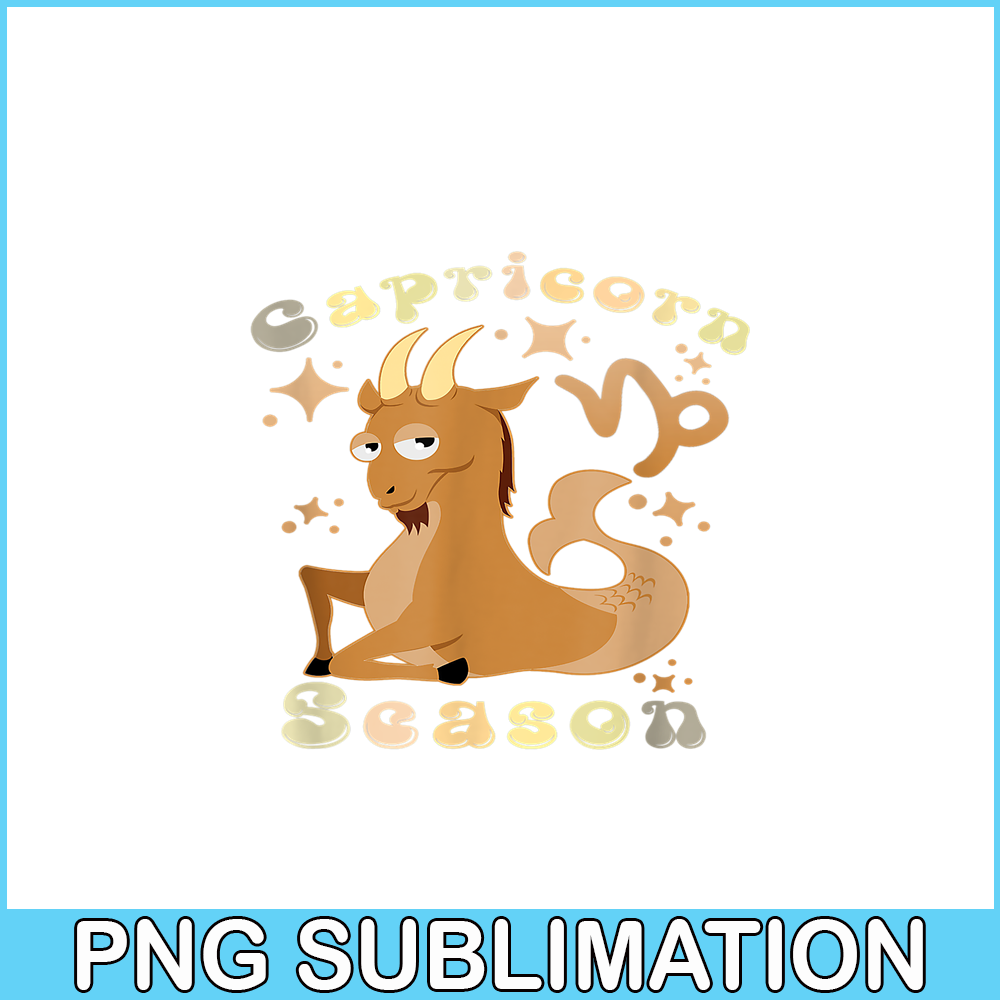 CPB28102337-Capricorn Season PNG Zodiac Sign PNG Horoscope Cartoon PNG.png