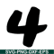 DS104122394-The Fourth Number SVG, Dr Seuss SVG, Cat in the Hat SVG DS104122394.png
