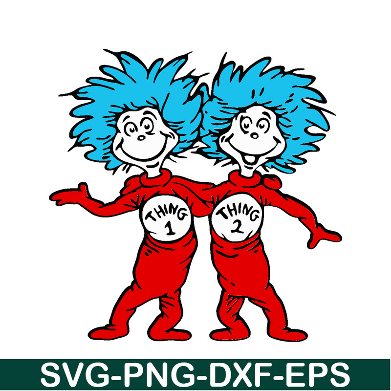 DS205122318-Thing 1 Thing 2 Together SVG, Dr Seuss SVG, Dr. Seuss' the Lorax SVG DS205122318.png