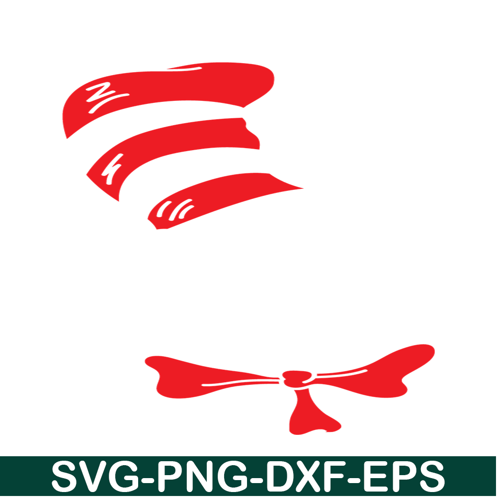 DS205122373-The Red Hat And Bow SVG, Dr Seuss SVG, Cat In The Hat SVG DS205122373.png