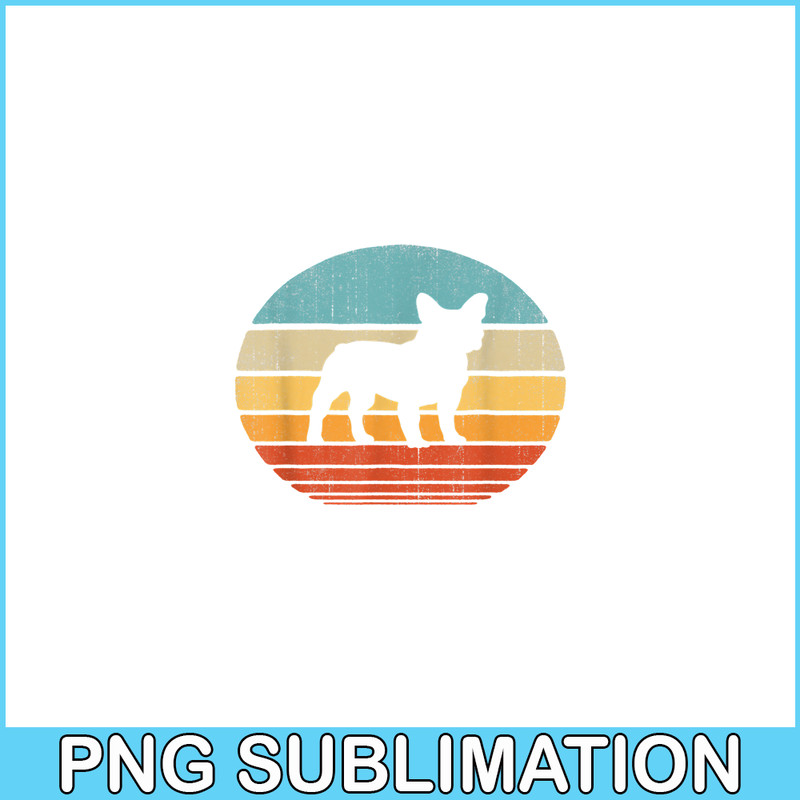 HL161023109-French Bulldog Vintage Silhouette 60s 70s PNG, Frenchie Dog Lover PNG, French Dog Artwork PNG.png