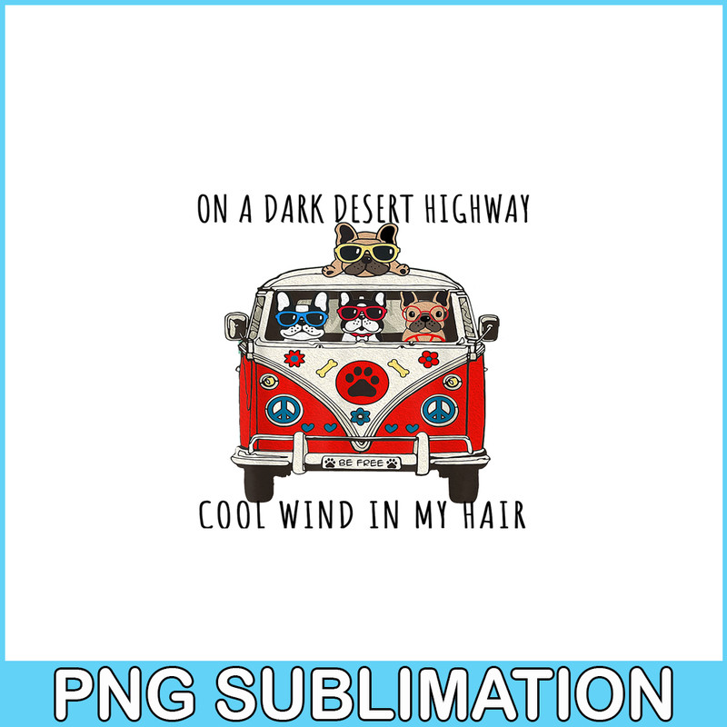 HL16102336- Dark Desert Highway PNG, French Bulldog Artwork PNG, Bulldog Mascot PNG.png