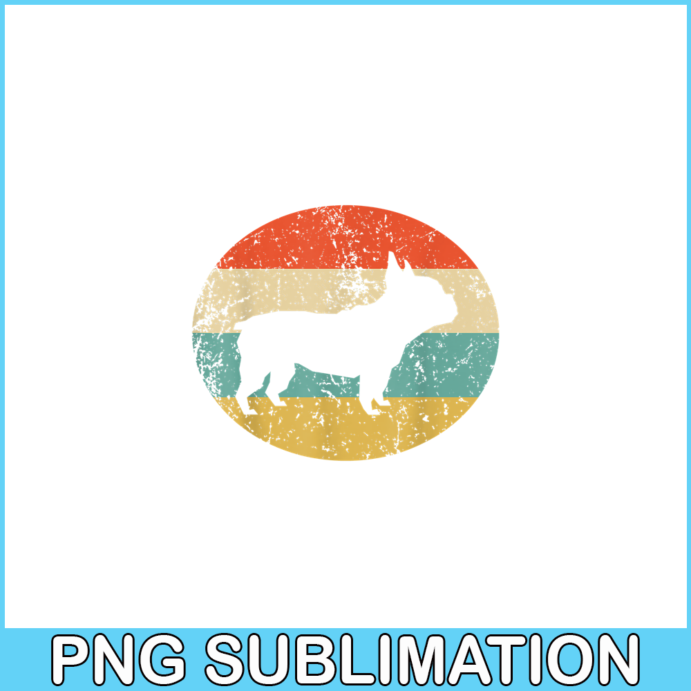 HL16102384-Retro French Bulldog PNG, Frenchie Dog Lover PNG, French Dog Artwork PNG.png