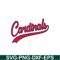MLB2041223106-Cardinals Red Text SVG, Major League Baseball SVG, Baseball SVG MLB2041223106.png