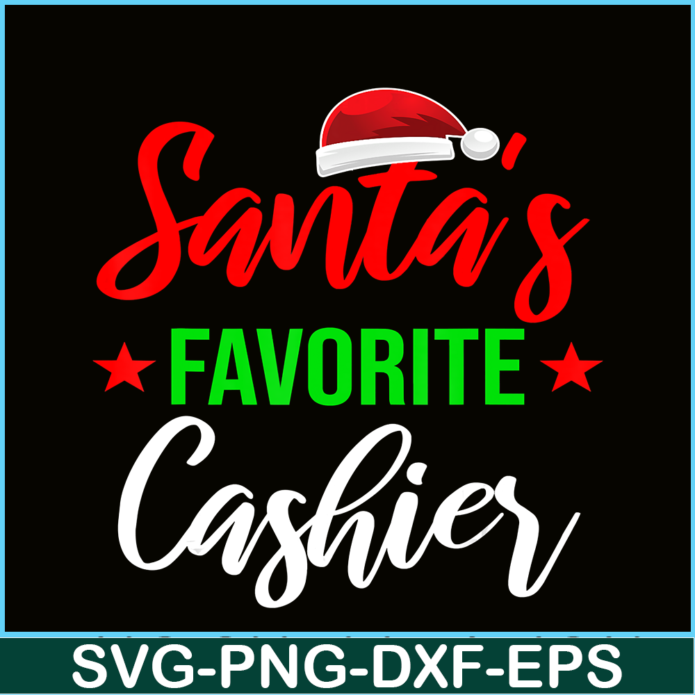 PNG141023117-Cashier Christmas Santa Clause Favorite Hat Xmas Funny Gift T-Shirt Png.png