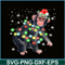 PNG141023131-Chimpanzee Monkey Christmas Color Lights Xmas Santa Hat Gift T-Shirt Png.png
