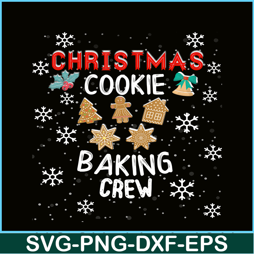 PNG141023145-Christmas Cookie Baking Crew Xmas Cookie Exchange Santa T-Shirt Png.png