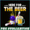 BEER28102326-Funny Bowling Hobby PNG Here For The Beer PNG Drinking Novelty Gifts PNG.png