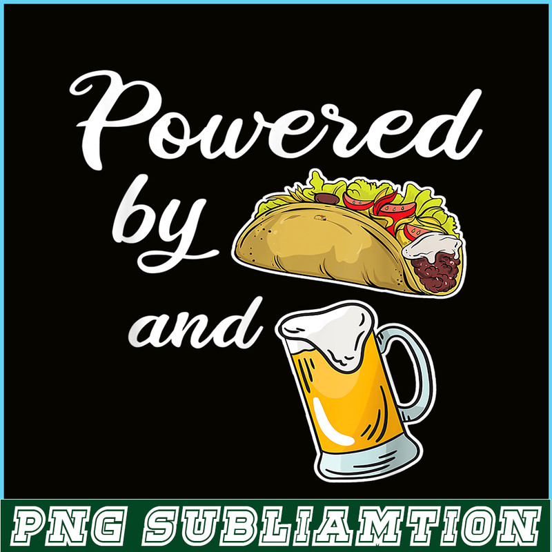 BEER28102372-Taco And Beer PNG Funny Taco Beer Lover PNG Food And Beer PNG.png
