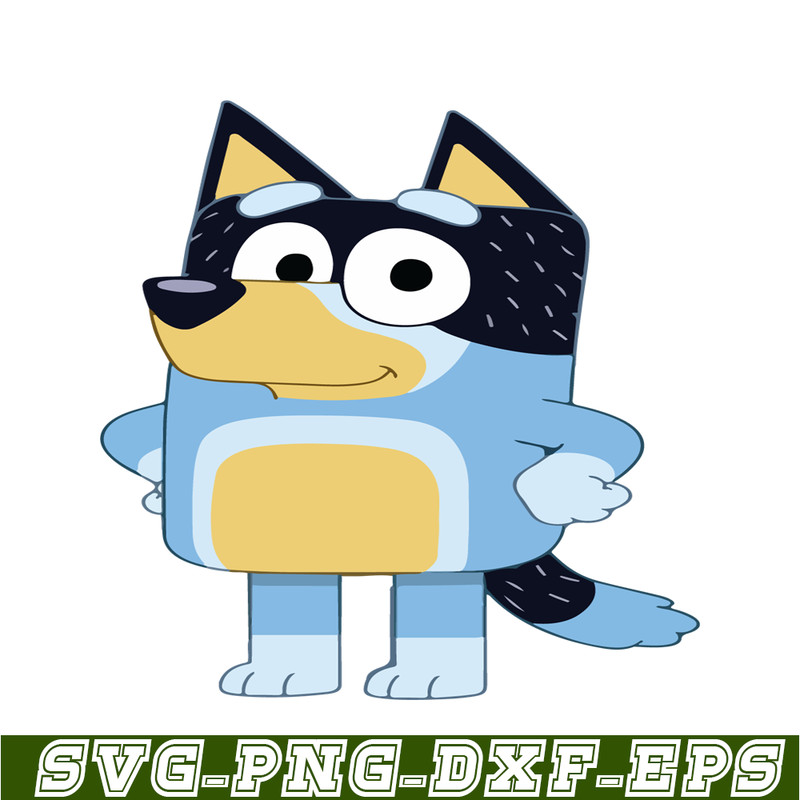 BL22112327-Bluey Bandit SVG PDF PNG Bluey Character SVG Bluey Cartoon SVG.png