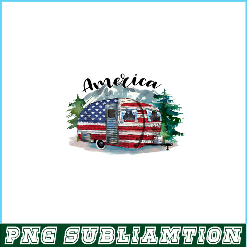 CAMP07112341-America PNG Camping PNG Car Camper American Flag PNG.png