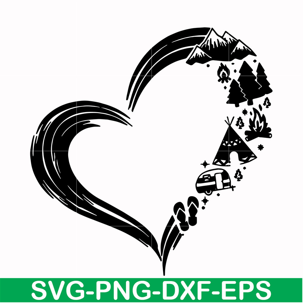 CMP022-Heart camper svg, png, dxf, eps digital file CMP022.jpg