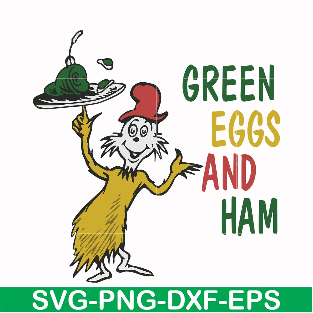 DR000126-Green eggs and ham svg, png, dxf, eps file DR000126.jpg
