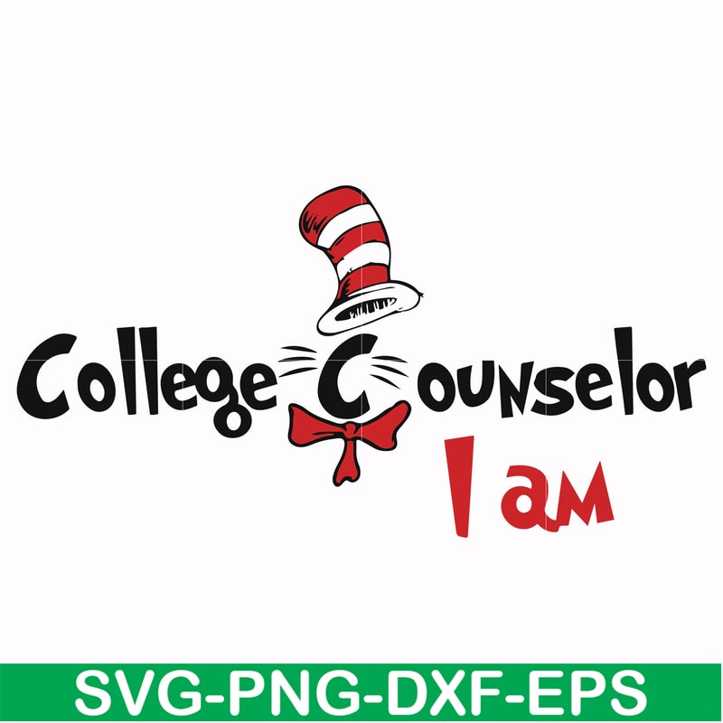 DR000134-College Counselor I am svg, png, dxf, eps file DR000134.jpg
