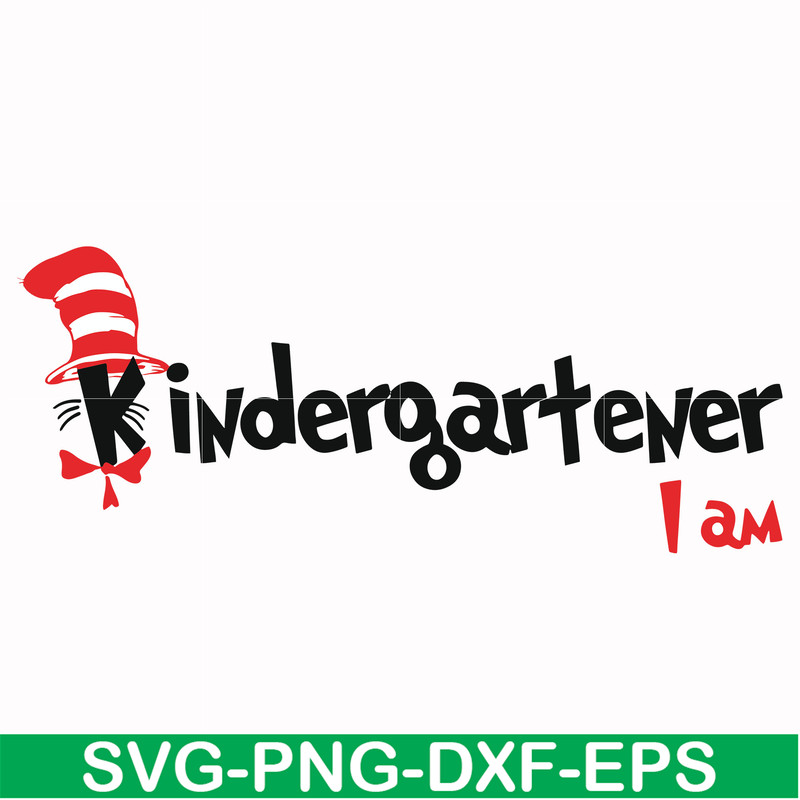 DR00065-Kindergartener I am svg, png, dxf, eps file DR00065.jpg