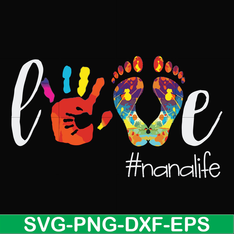 FN000403-Love #nanalife svg, png, dxf, eps file FN000403.jpg