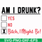 FN000481-Am I drunk yes no bitch I might be svg, png, dxf, eps file FN000481.jpg