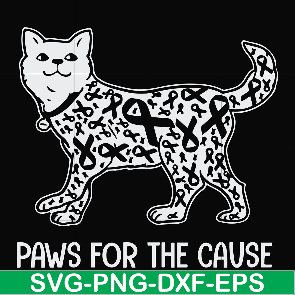 FN000963-Paws for the cause svg, png, dxf, eps file FN000963.jpg