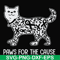 FN000963-Paws for the cause svg, png, dxf, eps file FN000963.jpg