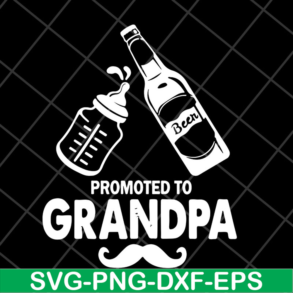 FTD04052103-Promoted to grandpa svg, Fathers day svg, png, dxf, eps digital file FTD04052103.jpg