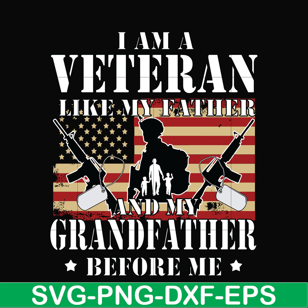 FTD118-I am a veteran svg, png, dxf, eps, digital file FTD118.jpg