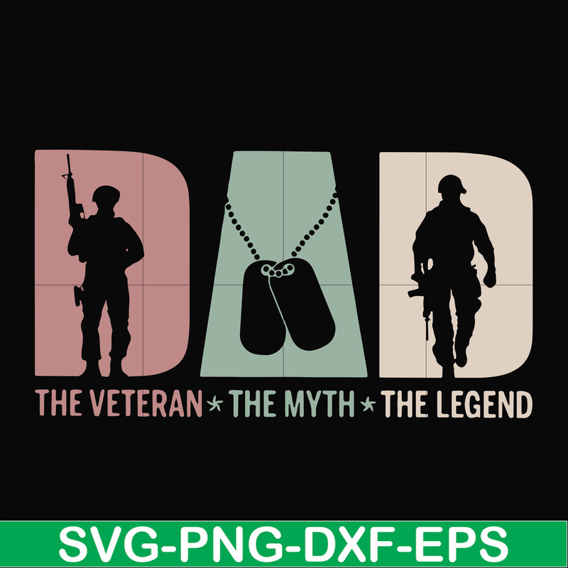 FTD28-The veteran the myth the legend svg, png, dxf, eps, digital file FTD28.jpg