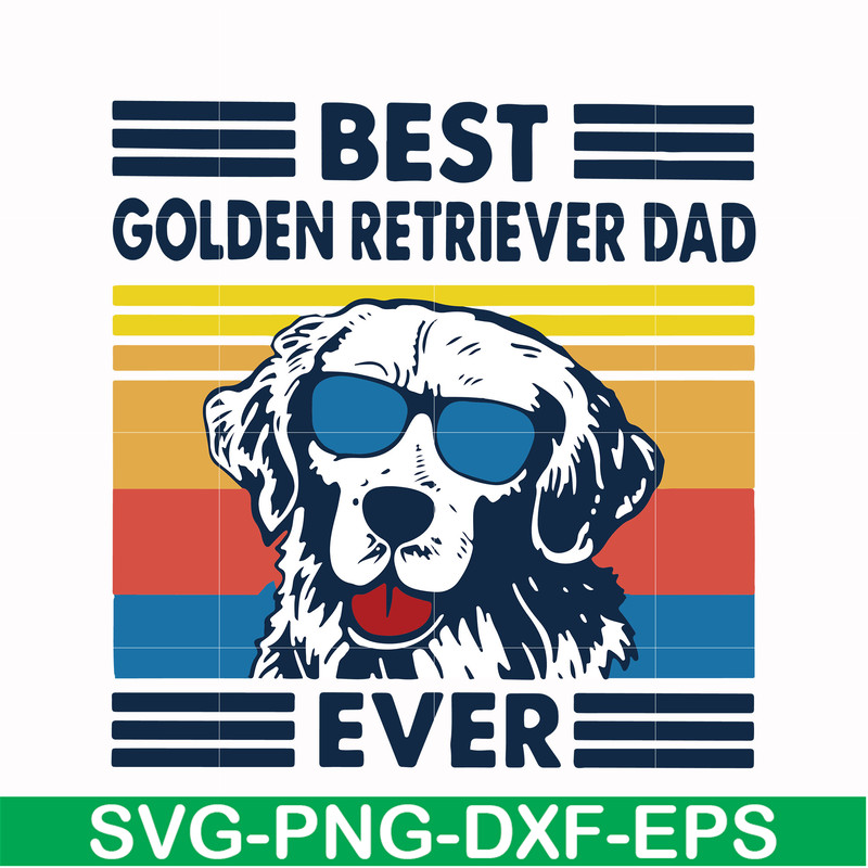 FTD30-Best golden retriever dad ever svg, png, dxf, eps, digital file FTD30.jpg