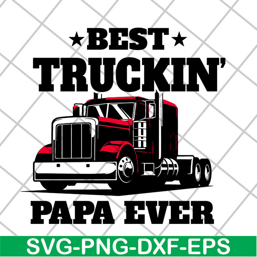 FTD04052106-Best truckin papa ever svg, Fathers day svg, png, dxf, eps digital file FTD04052106.jpg