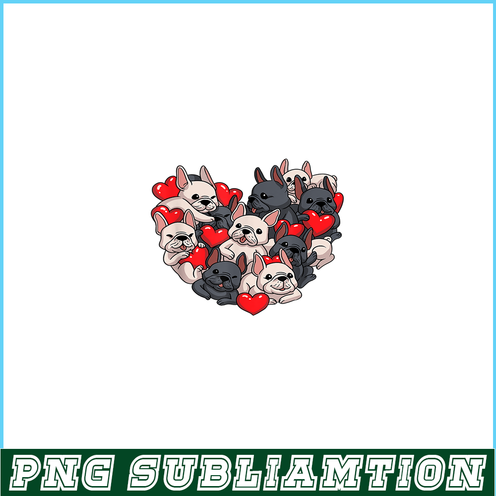 HL161023107-French Bulldog Valentine's Day PNG, Frenchie Dog Lover PNG, French Dog Artwork PNG.png
