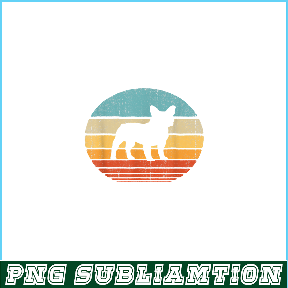 HL161023109-French Bulldog Vintage Silhouette 60s 70s PNG, Frenchie Dog Lover PNG, French Dog Artwork PNG.png