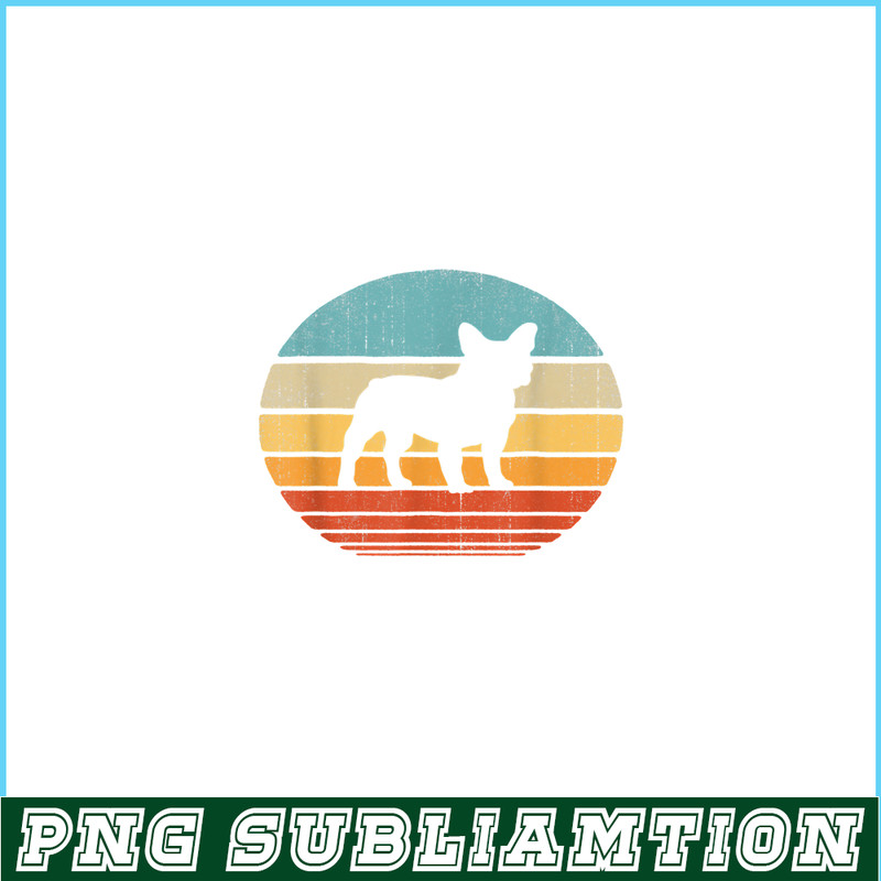 HL161023109-French Bulldog Vintage Silhouette 60s 70s PNG, Frenchie Dog Lover PNG, French Dog Artwork PNG.png